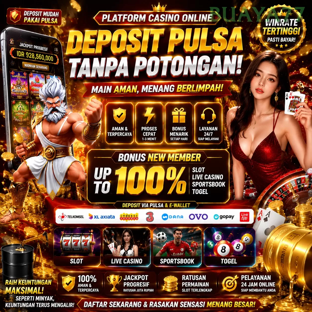 Login buaya77 Sekarang Bonus Melimpah